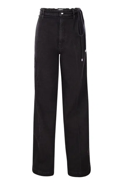 Sportmax Capsula - Jeans With Belt In Black