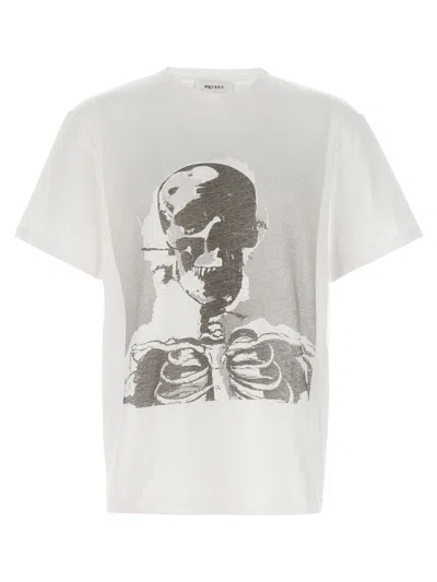 Alexander Mcqueen 'skeleton' T-shirt In Multi
