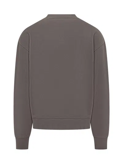 Palm Angels Bear In Mind Crewneck Sweatshirt In Gray