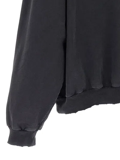 Balenciaga '3b Liquefied' Hoodie In Black