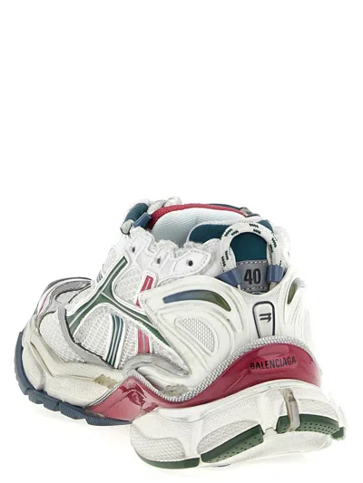 Balenciaga Runner Low-top Nylon And Mesh Sneakers In Multi