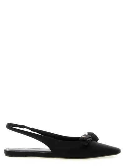 Balenciaga 'nano Bow Sling' Slingback In Black