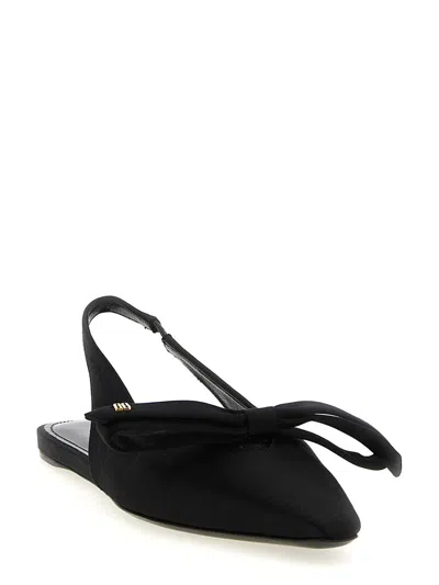 Balenciaga 'nano Bow Sling' Slingback In Black