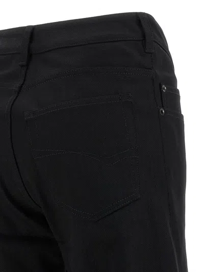 Balenciaga Flared Leg Jeans With Pockets And Loops In Black