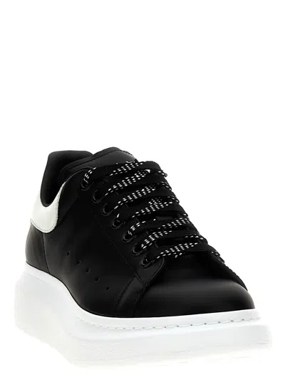 Alexander Mcqueen Larry Leather Sneakers With Logo Detail In Animal Print