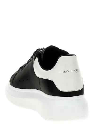 Alexander Mcqueen Larry Leather Sneakers With Logo Detail In Animal Print