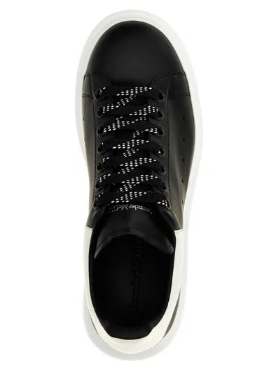 Alexander Mcqueen Larry Leather Sneakers With Logo Detail In Animal Print