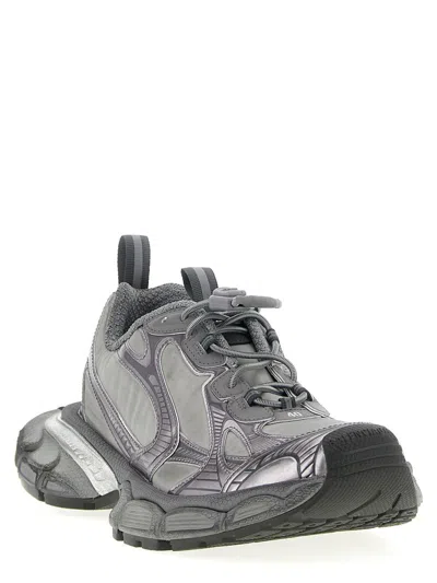 Balenciaga Men Grey Mesh And Polyurethane 3xl Sneakers In Gray