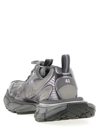 Balenciaga Men Grey Mesh And Polyurethane 3xl Sneakers In Gray