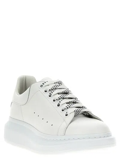 Alexander Mcqueen Leather Oversize Sneakers In White