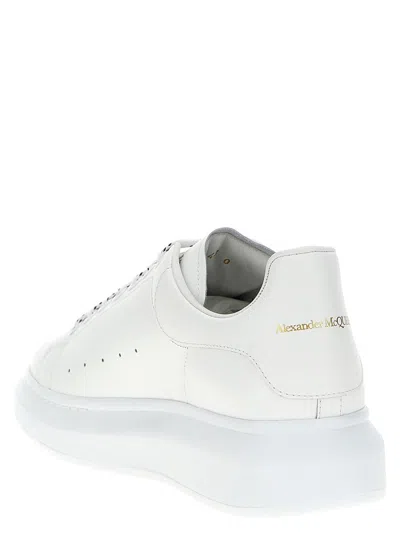 Alexander Mcqueen Leather Oversize Sneakers In White