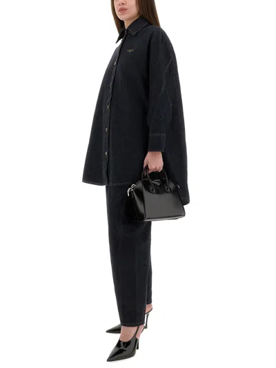 Givenchy Blue Cotton Denim Jeans In Black