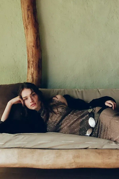 Elliatt Xanthe Crop Jacket In Brown