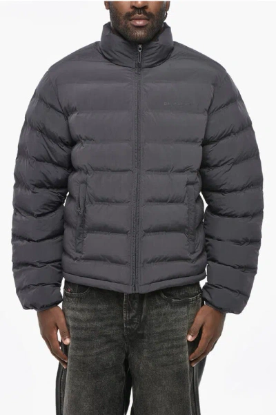 Daily Paper Padded Ayu Jacket With Zip Closure In Black