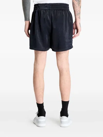 New Era Woven Shorts In Black