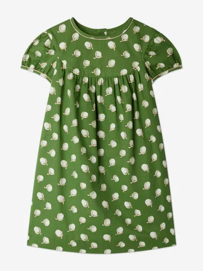 Bonpoint Girls Alinda Dress In Green