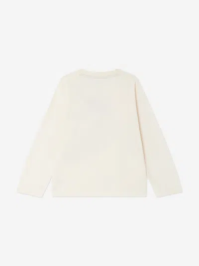 Bonpoint Boys Long Sleeve Tadda T-shirt In White