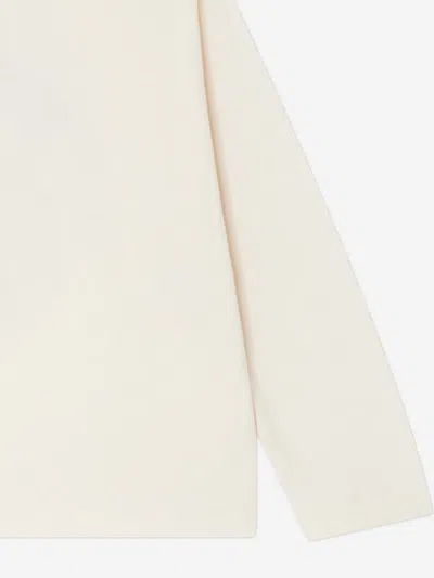 Bonpoint Boys Long Sleeve Tadda T-shirt In White