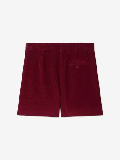 Bonpoint Josefina Corduroy Shorts In Red