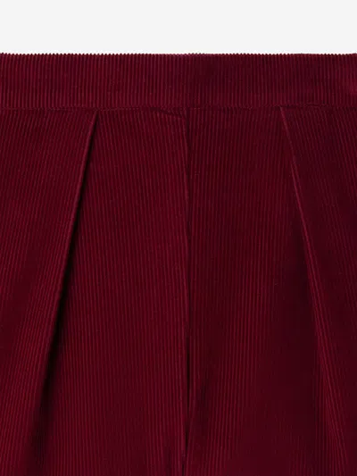 Bonpoint Josefina Corduroy Shorts In Red