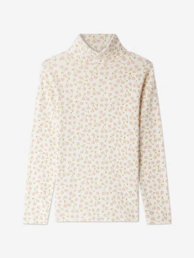 Bonpoint Girls Tahiti T-shirt In White