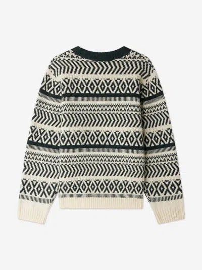Bonpoint Boys Jasiel Wool Knit Jumper In Multi