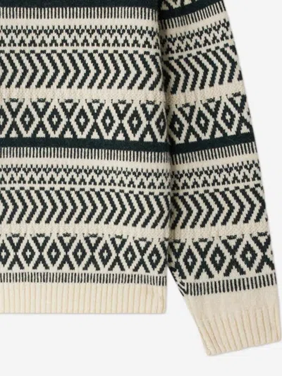 Bonpoint Boys Jasiel Wool Knit Jumper In Multi