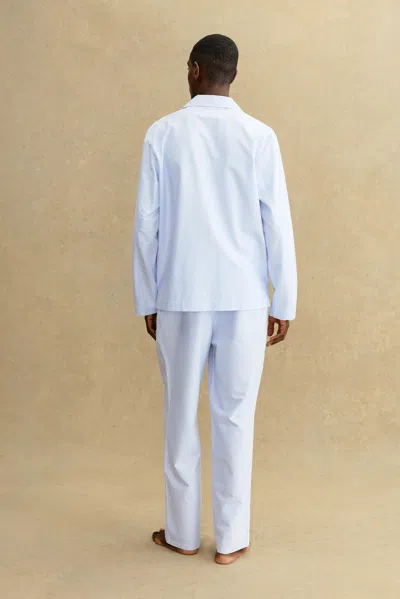 A Days March Charlie Striped Oxford Pyjamas In Multi