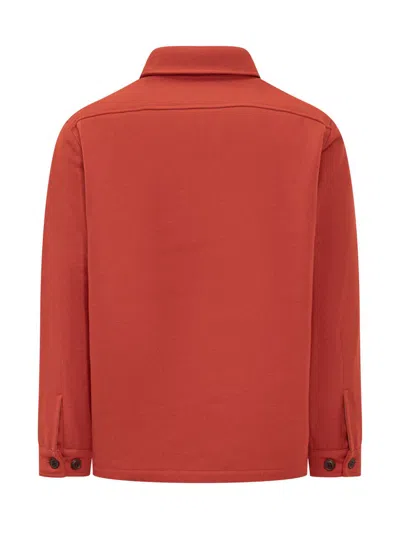 Manifattura Ceccarelli Jacket With Front Pockets In Red