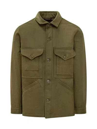 Manifattura Ceccarelli Jacket With Front Pockets In Green