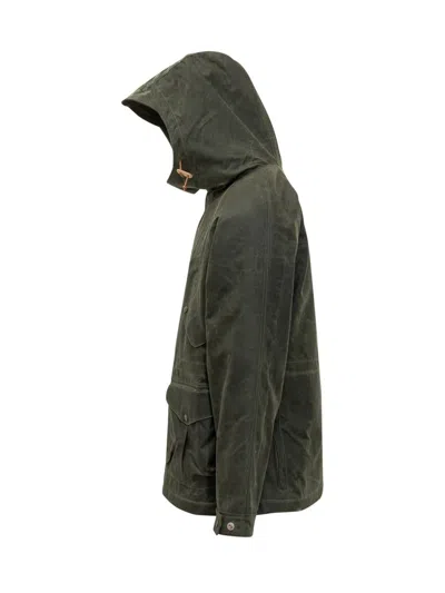 Manifattura Ceccarelli Jacket Wool Padding Lining In Green