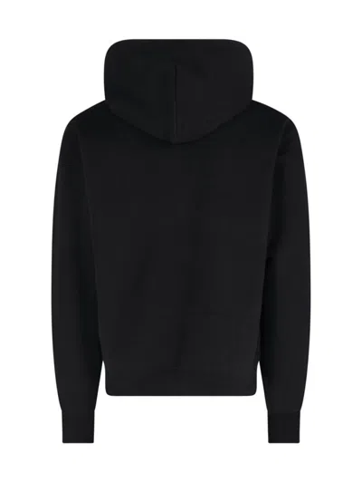 Burberry Simon Hoodie With Front Pocket And Hood In Black