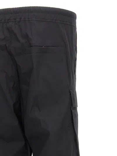 Rick Owens Black Concordians Cargobelas Cargo Pants In Black
