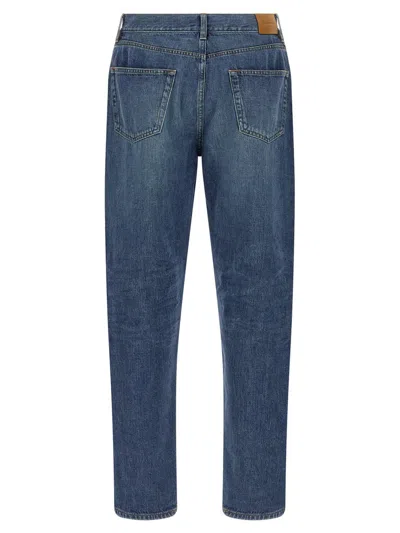 Saint Laurent Long Mick Jeans Rs701-03 In Blue