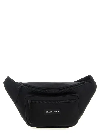 Balenciaga Explorer Crossbody Bags Black In Black