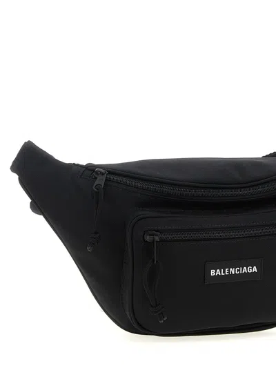 Balenciaga Explorer Crossbody Bags Black In Black