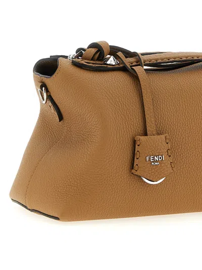 Fendi By The Way Selleria Medium Leather Shoulder Bag In Brown