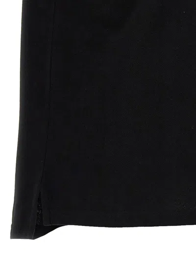 Saint Laurent Cassandre Polo Shirt In Black