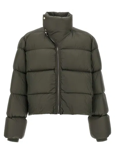 Rick Owens Turtle Puffer Jackets Gray In Gray
