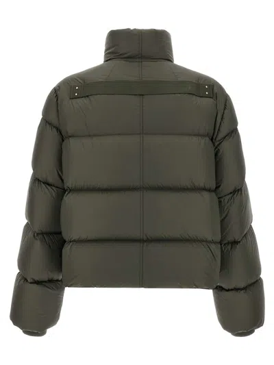 Rick Owens Turtle Puffer Jackets Gray In Gray