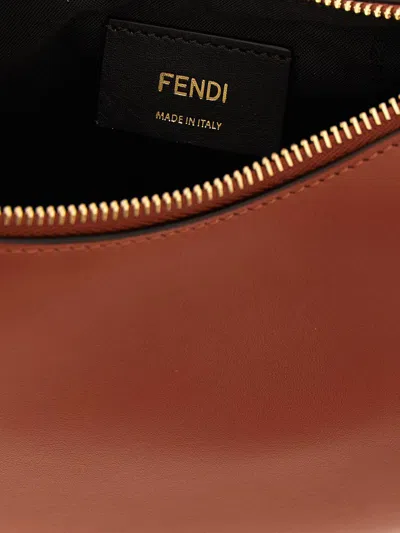Fendi Women Brown Graphy Mini Mini Bag In Brown