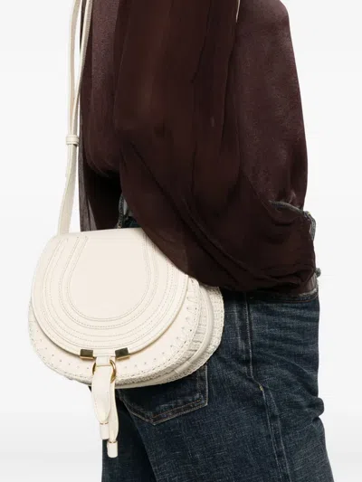 Chloé Triomphe Crossbody Bag In Neutral