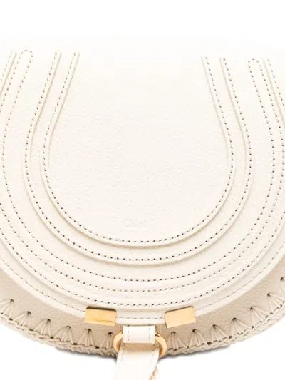 Chloé Triomphe Crossbody Bag In Neutral