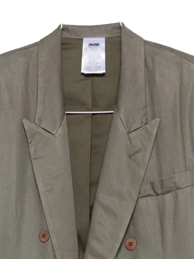 Magliano Double-breasted Blazer In Gray
