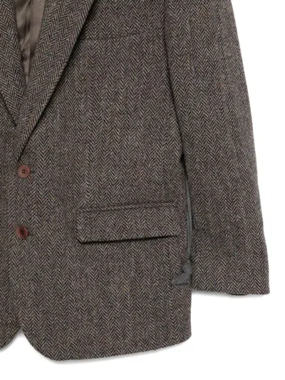 Magliano Sigle-breasted Blazer In Brown