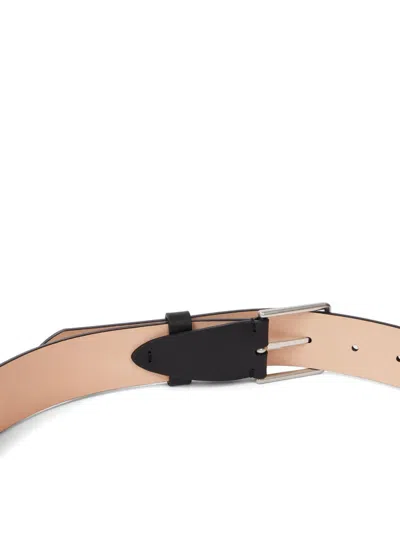 Paul Smith Artist Stripe Belt In Black