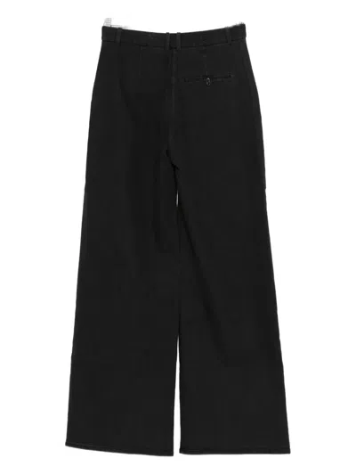 The Garment Pisano Tailored Pants Pleats Belt Loops In Black