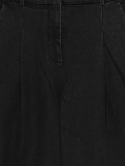 The Garment Pisano Tailored Pants Pleats Belt Loops In Black