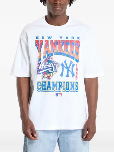 New Era New-york Yankees World Series-graphic Tee In White