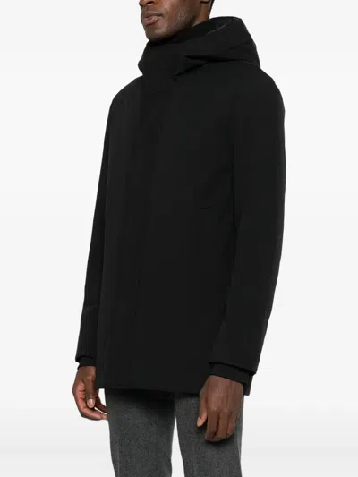 Duno Sulphur Hooded Jacket In Black
